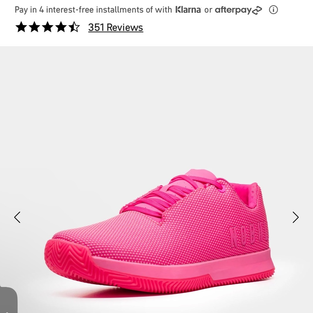Pink NOBULLS size 8.5 women’s